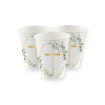Picture of PAPER CUPS BOTANICAL CROSS GOLD 237ML - 8 PACK